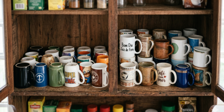 Arrumar canecas do jeito certo evita sujeira e aumenta a durabilidade
