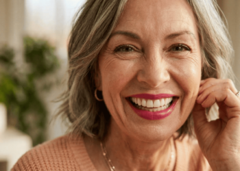 A cor de batom que deixa os dentes mais brancos e ilumina o rosto após os 50