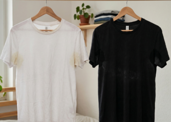 O segredo para acabar com manchas amareladas nas roupas