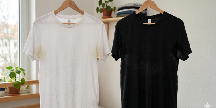 O segredo para acabar com manchas amareladas nas roupas