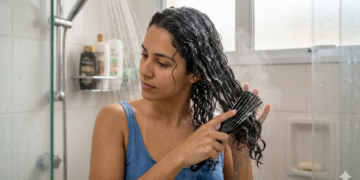 Por que a escovagem em excesso reduz o brilho capilar