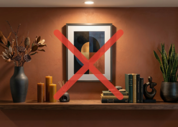 Prateleiras curvas viram a tendência mais elegante da decoração