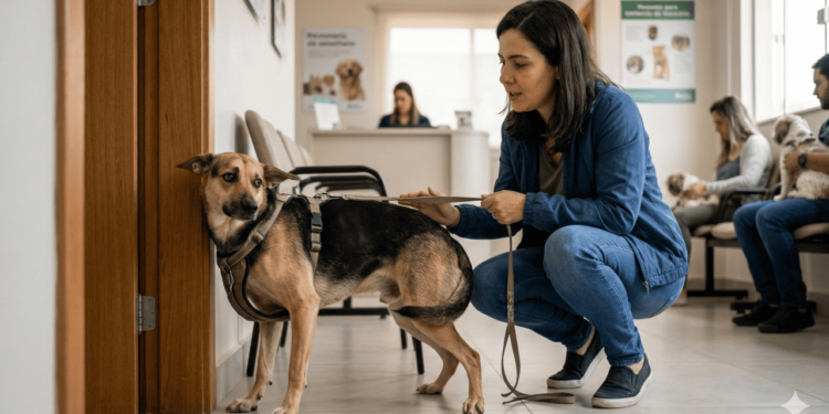 Alguns cães são naturalmente mais sensíveis a mudanças de rotina e percebem facilmente a tensão do tutor, a postura do corpo