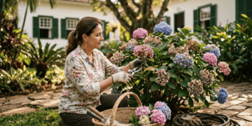 O erro na poda que pode deixar sua hortênsia um ano inteiro sem flores