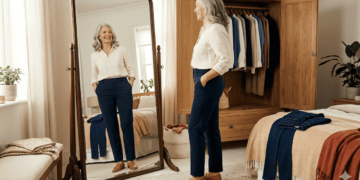 Mulher de 60 anos troca calça muito justa por modelo reto e diz que o visual ficou mais elegante
