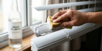 Suas persianas estão amareladas? Esse truque simples em duas etapas limpa, devolve o branco e evita manchas no dia a dia