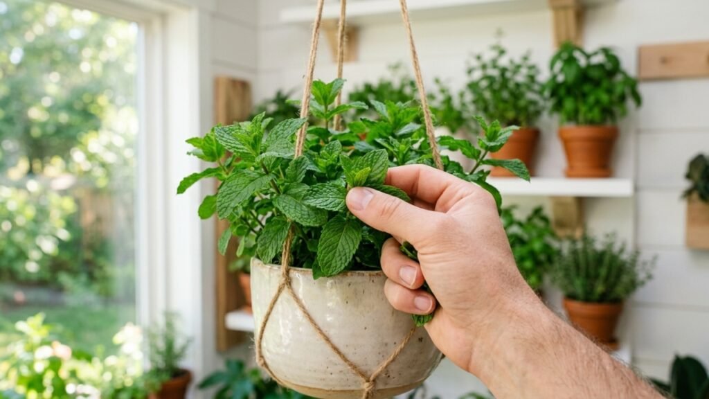 Monte uma horta suspensa em casa sem ocupar espaço e colha temperos frescos o ano inteiro