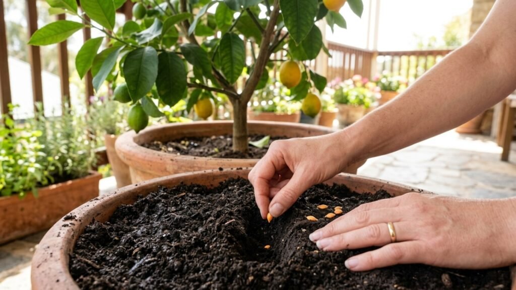 Enterrar sementes de laranja na terra do limoeiro: por que alguns jardineiros recomendam isso