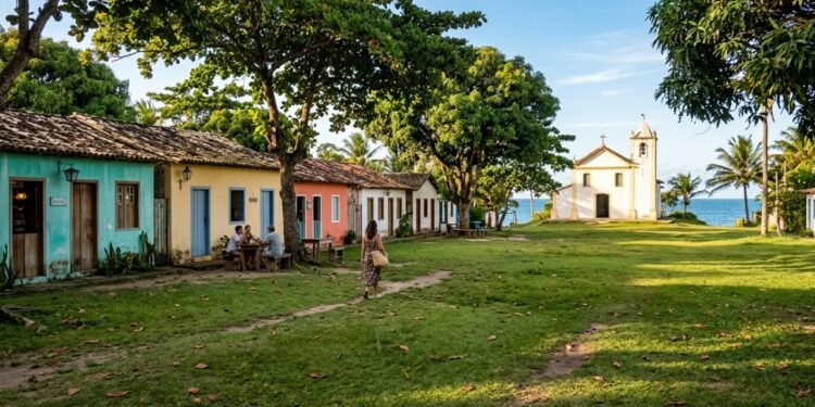 Sem asfalto, com casas coloridas e praias intocadas: o vilarejo baiano que desperta o desejo de largar tudo e viver ali