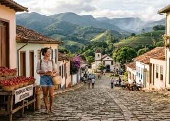 A serra mineira guarda um segredo de 10 mil habitantes: 870 metros de altitude, clima de montanha e o morango mais procurado do estado
