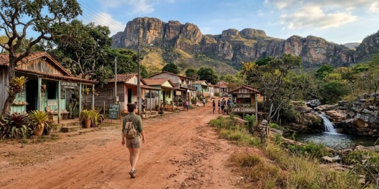 Um vilarejo místico que nasceu do garimpo de cristais e guarda rochas de 1 bilhão de anos ao lado de cachoeiras de águas cristalinas
