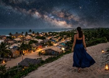 O vilarejo sem carros e sem asfalto onde a luz elétrica só chegou com fiação enterrada para não apagar as estrelas