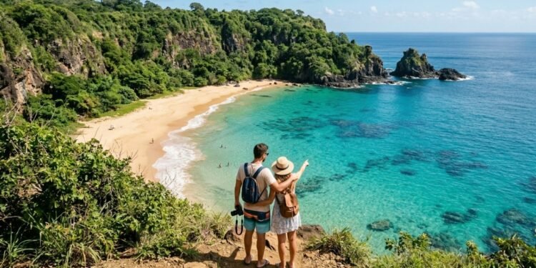 Eleita 7 vezes a melhor praia do mundo em ranking global com águas cristalinas que superam Caribe e Maldivas