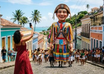 Fundada em 1535, essa vila virou cidade e ganhou reconhecimento internacional com praias de águas mornas e bonecos gigantes de 4 metros