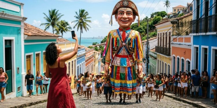 Fundada em 1535, essa vila virou cidade e ganhou reconhecimento internacional com praias de águas mornas e bonecos gigantes de 4 metros