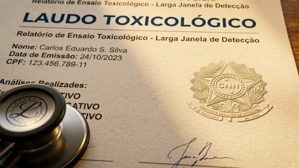 Novo exame toxicológico da CNH pode travar o processo de quem não se preparar a tempo