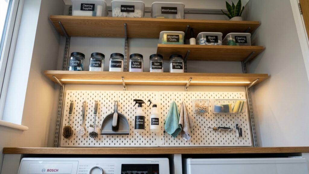 Adeus à área de serviço sem graça: a lavanderia moderna ganha soluções baratas, práticas e fáceis de limpar sem azulejos nem tinta