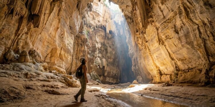 Maior que um prédio de 9 andares: a formação misteriosa escondida em uma caverna mineira que detém um recorde mundial solitário (imagem ilustrativa)