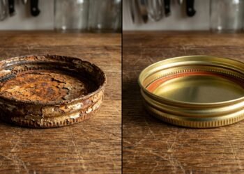 Remova ferrugem de tampas de potes e veja como recuperar com segurança antes que seus alimentos sejam contaminados