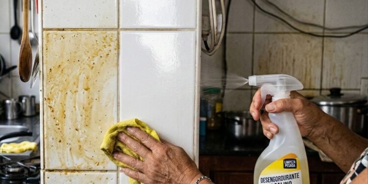 Sem vinagre, nem detergente: a forma correta de eliminar gordura grudada nos azulejos da cozinha que escurecem com o tempo