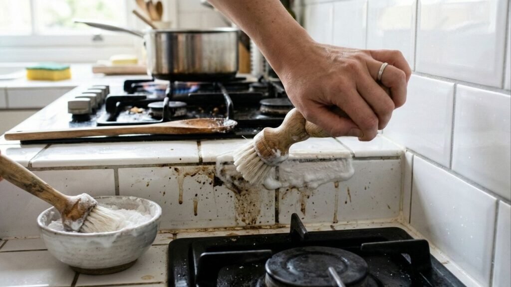 Sem vinagre, nem detergente: a forma correta de eliminar gordura grudada nos azulejos da cozinha que escurecem com o tempo
