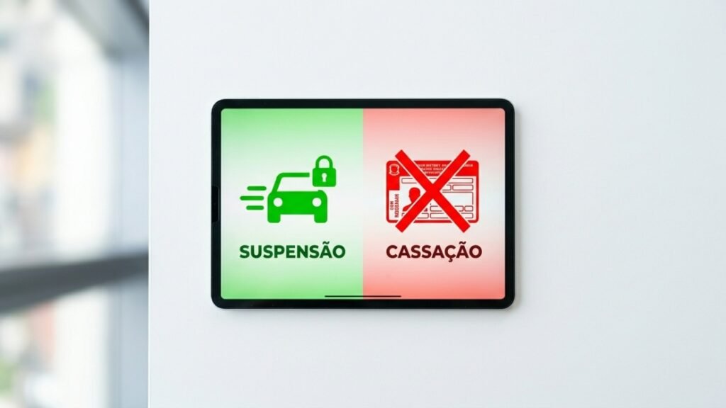Motoristas entram em alerta com risco de cassação da CNH: infrações gravíssimas repetidas podem gerar 2 anos de punição e nova habilitação