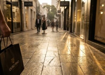 Uma rua pavimentada com ouro e um polo com mais de 1.000 lojas colocam a cidade na disputa pelos turistas mais ricos do mundo