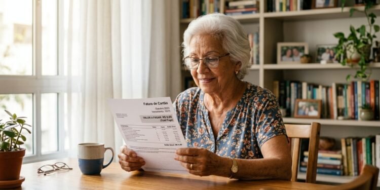 Novo direito do idoso na fatura do cartão: proposta prevê envio gratuito em papel ou PDF e atendimento prioritário para quem tem 80 anos ou mais
