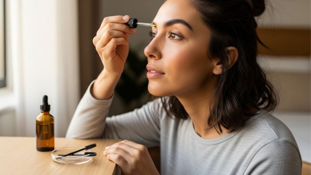 Adeus sobrancelhas ralas! Este óleo natural barato ajuda a fortalecer e estimular os fios