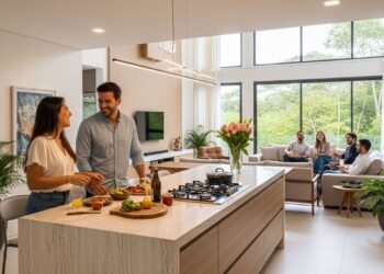 Adeus cozinhas fechadas! Ambientes amplos e abertos são a nova tendência