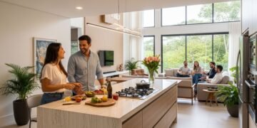 Adeus cozinhas fechadas! Ambientes amplos e abertos são a nova tendência