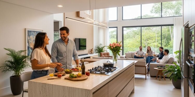 Adeus cozinhas fechadas! Ambientes amplos e abertos são a nova tendência