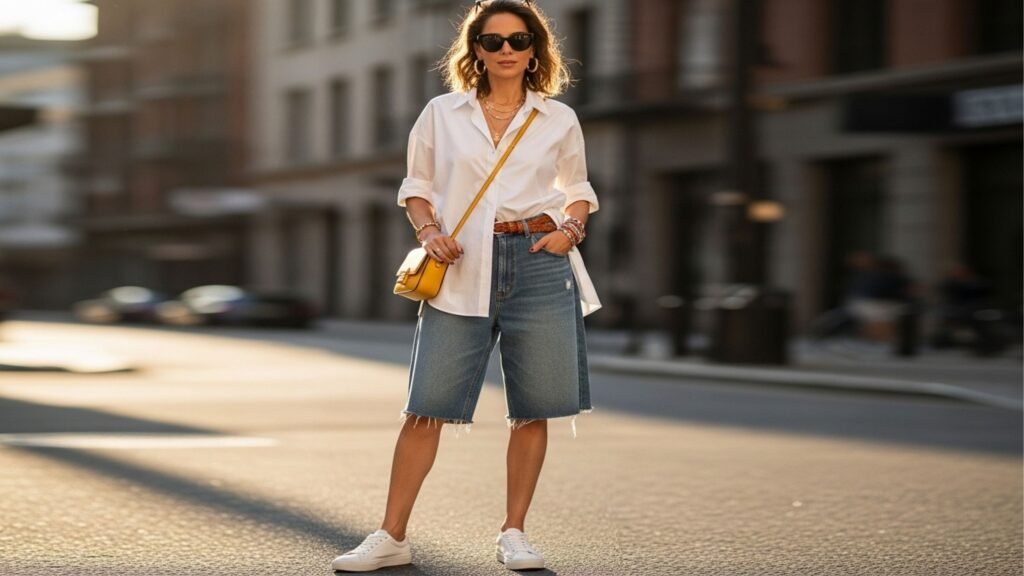 Adeus aos shorts apertados: a nova tendência de 2026 traz muito mais conforto sem perder elegância