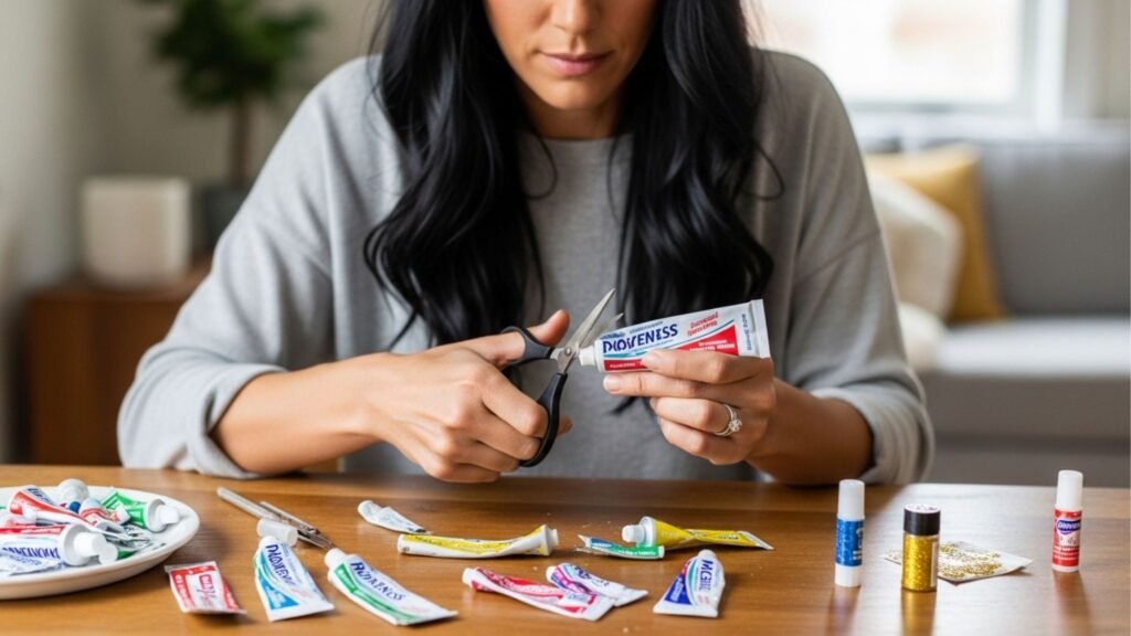 Não jogue fora tubos de pasta de dente: eles podem virar uma linda luminária decorativa
