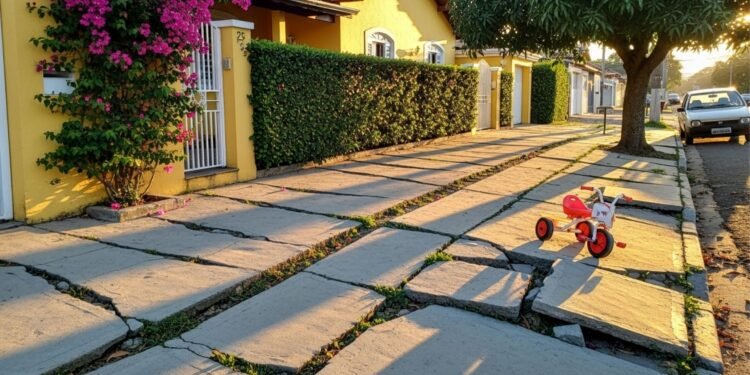 A partir de agora, proprietários com calçadas danificadas poderão ser obrigados a fazer reparos para evitar multa