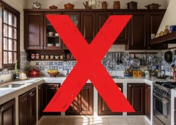 Adeus armários superiores pesados, as prateleiras abertas são a tendência elegante nas cozinhas de 2026