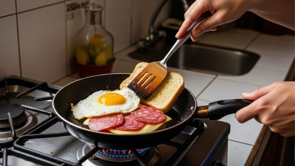 Mais gostoso que pão francês no café da manhã: estes sanduíches de ovo, queijo e salame irão te surpreender