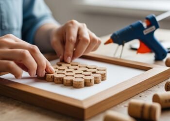 Não jogue fora rolhas de vinho! Transforme-as em uma bela peça decorativa