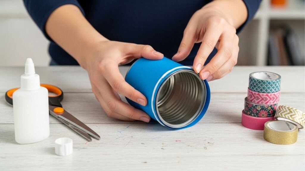 Depois que você fizer esse porta lápis nunca mais vai jogar as latas fora