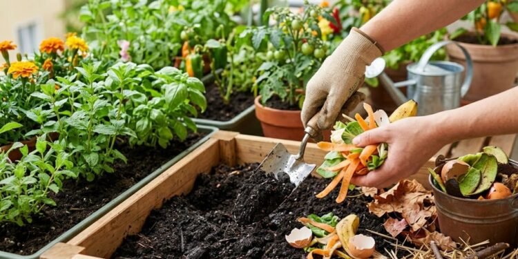 Nada mais é do que o composto produzido a partir de resíduos orgânicos do dia a dia