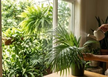 ambiente com plantas