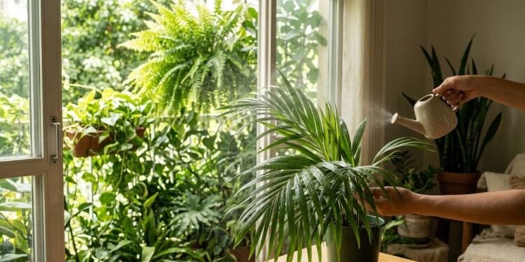 ambiente com plantas