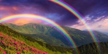 O espetáculo do arco-íris depois da chuva de verão e a ciência por trás das cores que surgem no céu