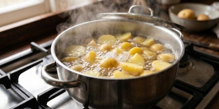 A água de cozimento da batata chama atenção pelo teor de amido,