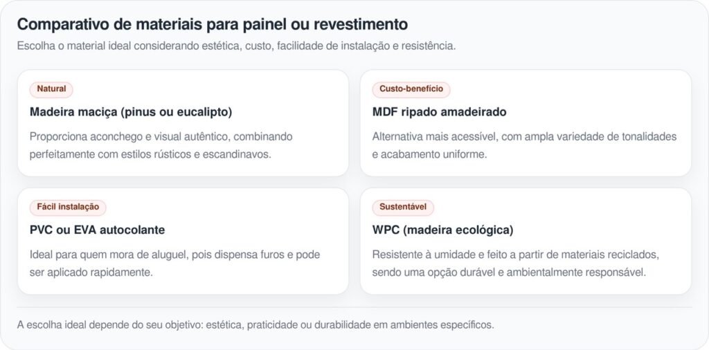 Painel ripado vira escolha comum em quartos pequenos por unir beleza e aproveitamento do espaço
