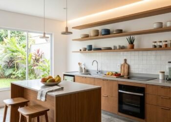 O fim do reinado do armário: a nova tendência mais elegante e prática para a sua cozinha em 2026