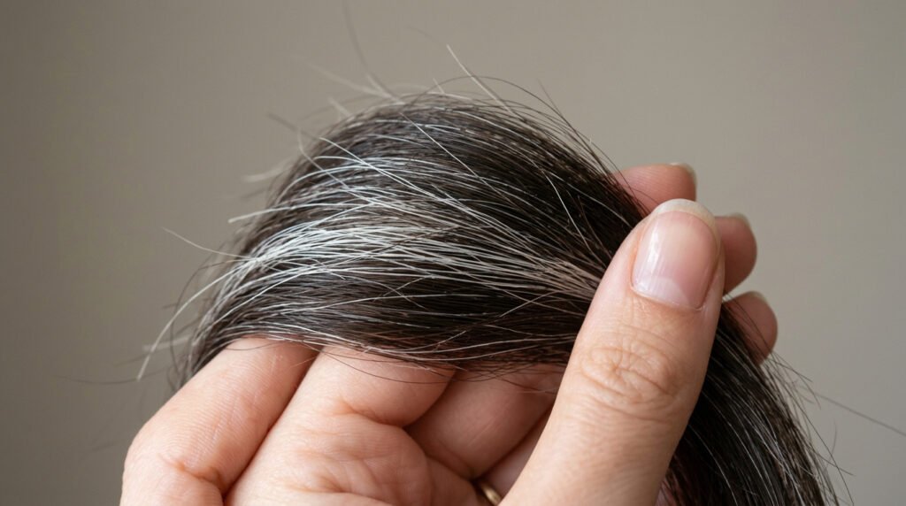 Esse mau hábito acelera o aparecimento de cabelos brancos e grisalhos em mulheres 40+