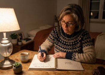 Mulher de 59 anos começa a escrever três coisas boas do dia e diz que a ansiedade diminuiu