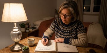 Mulher de 59 anos começa a escrever três coisas boas do dia e diz que a ansiedade diminuiu