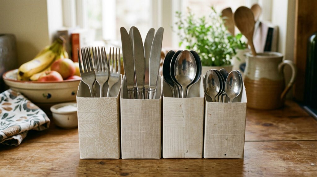 Antes de jogar fora as caixas de leite vazias, veja a ideia simples que transforma o material em uma linda decoração para a mesa